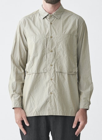 Sage De Cret Cotton Typewriter Work Shirt Leo Boutique