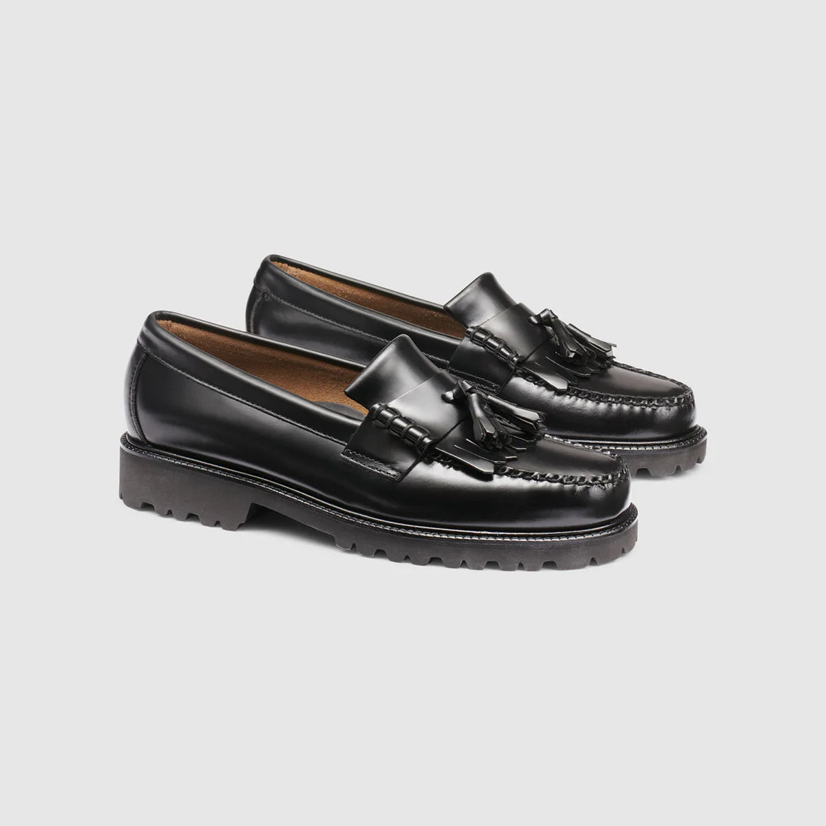 Bass black loafers online