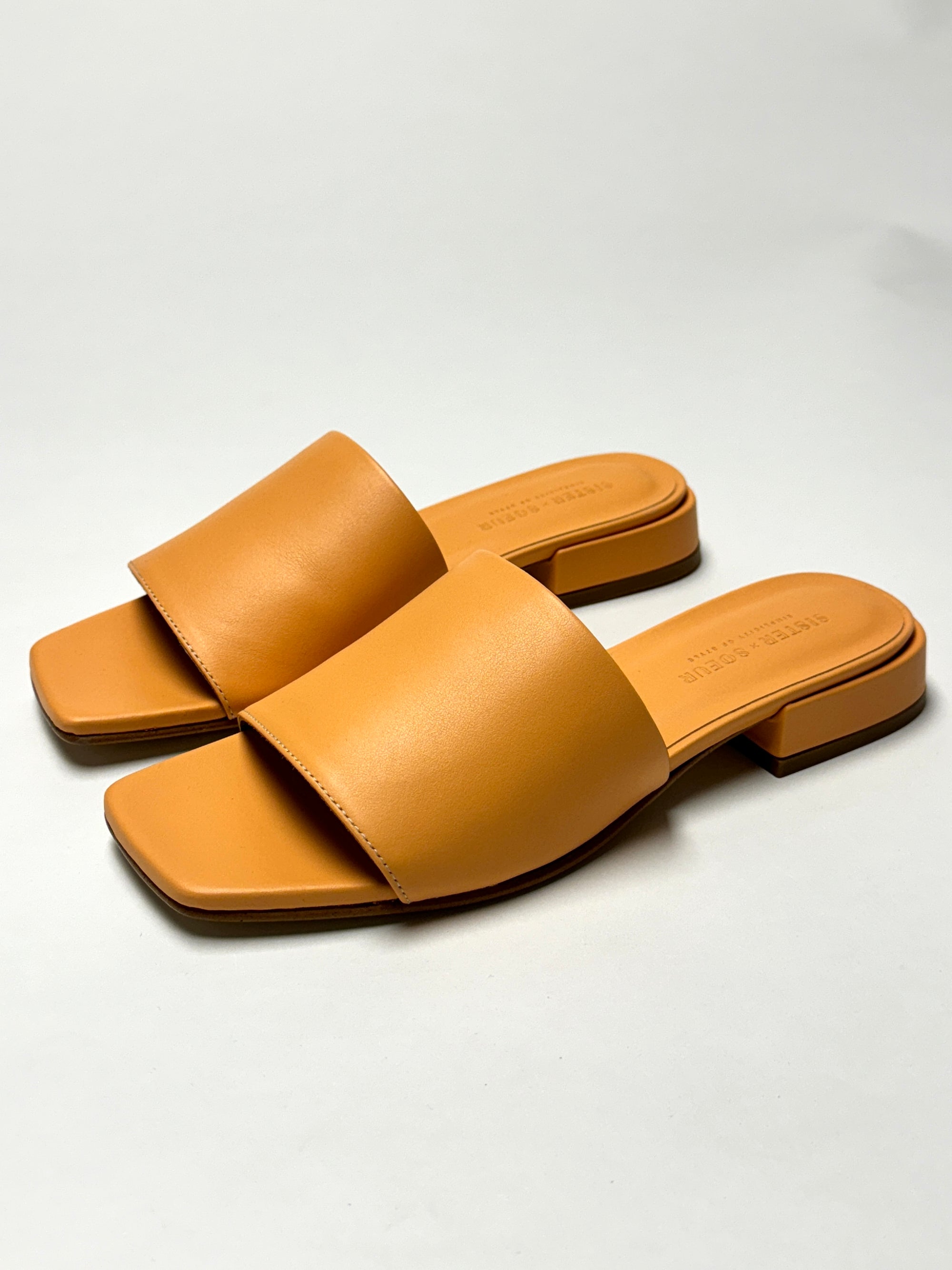 LEO BOUTIQUE bobby slide sandal apricot SISTER x SOEUR