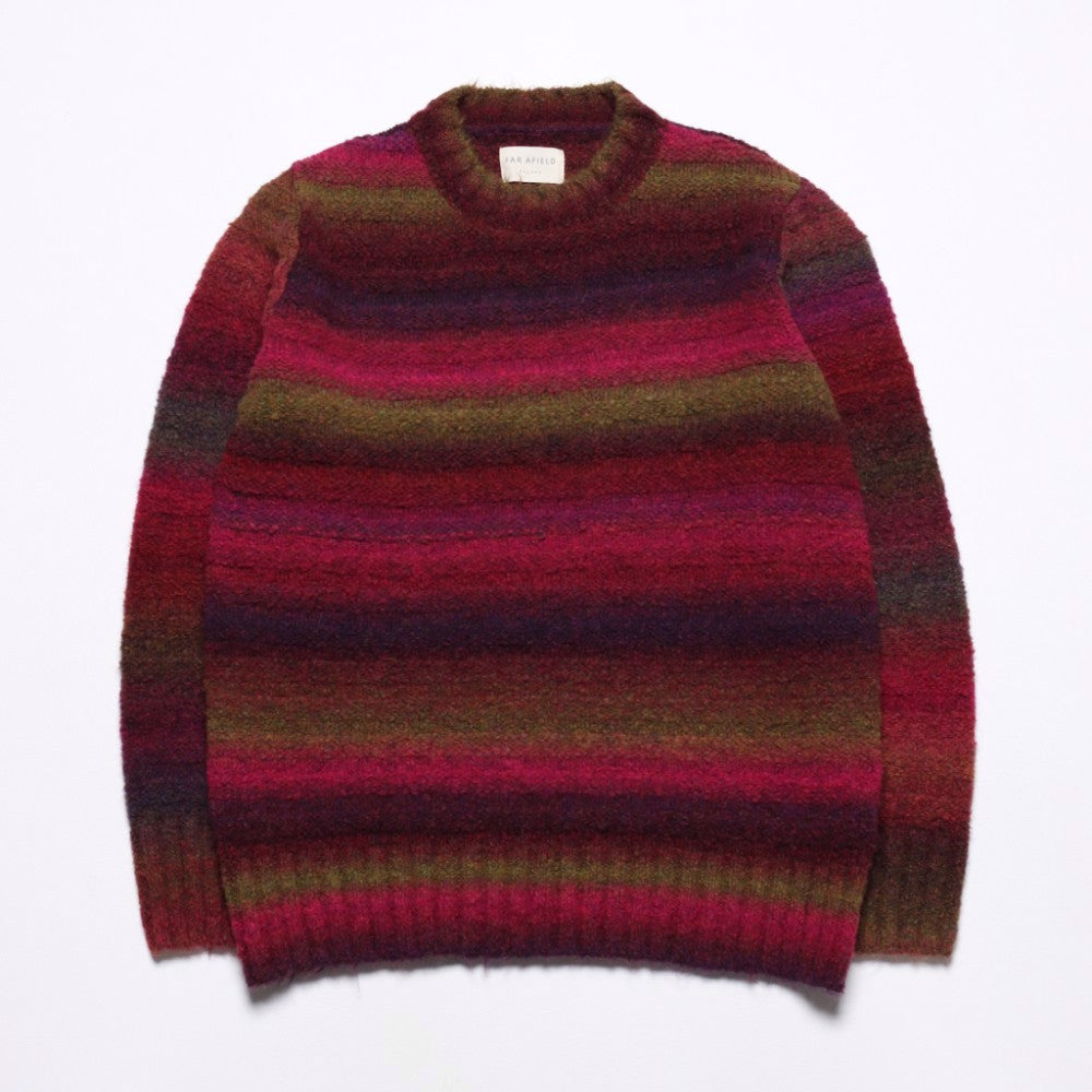 Leo Boutique | Hosono knit | Ombre stripe-Magenta multi |  Far Afield
