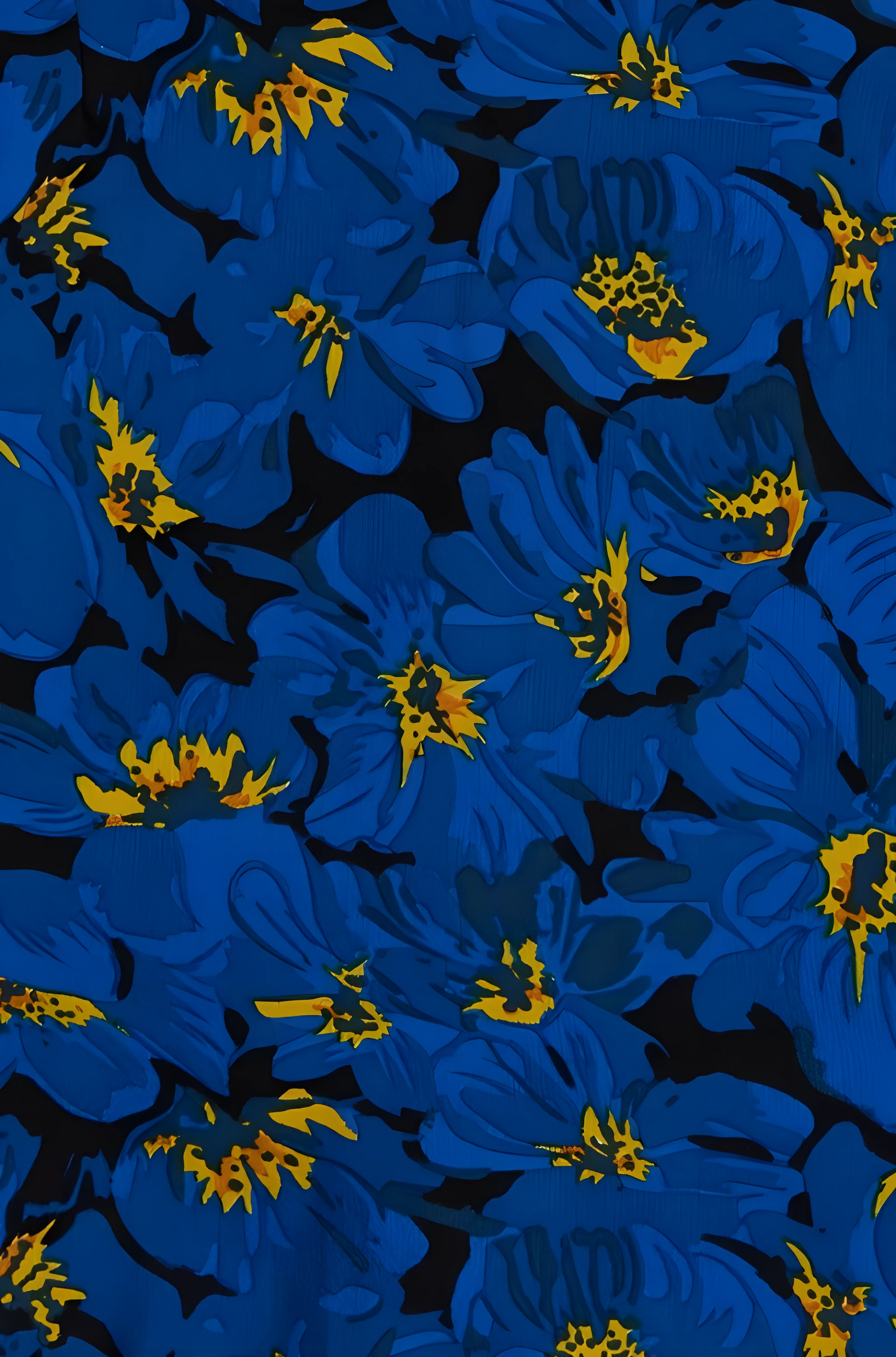 LEO BOUTIQUE BLYTHE Mini Dress El Limon Floral Blue FAITHFULL THE BRAND