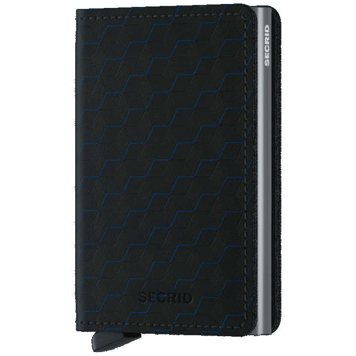 LEO BOUTIQUE Slim Wallet Optical Black Titanium SECRID