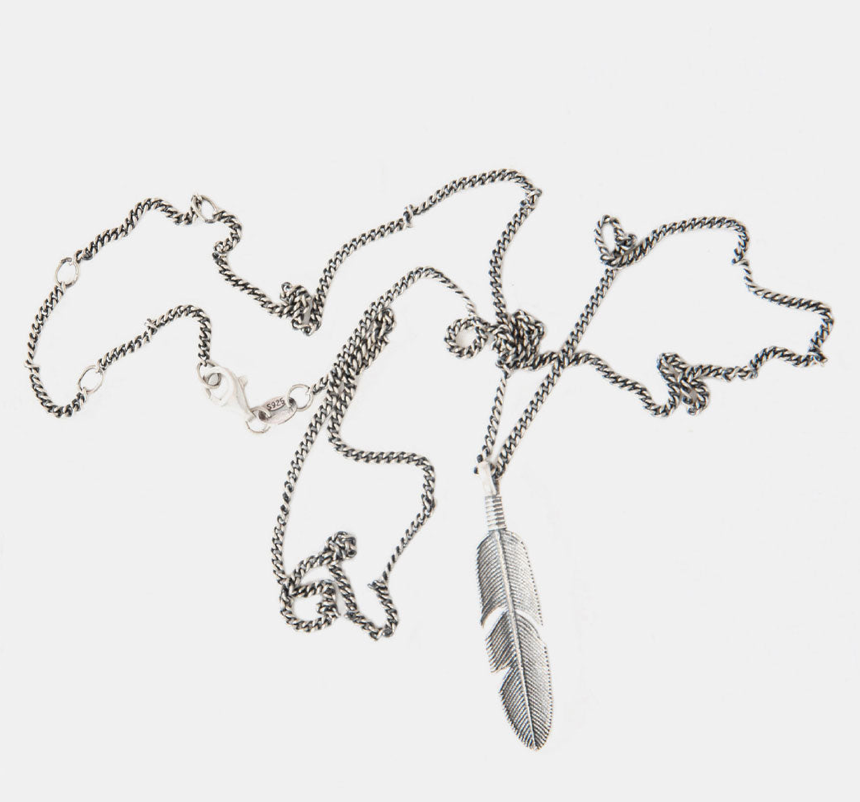 Serge Denimes Ethereal Feather Necklace | Silver Leo Boutique