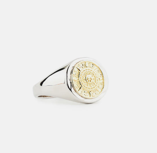 Serge Denimes Compass Ring | Silver Leo Boutique