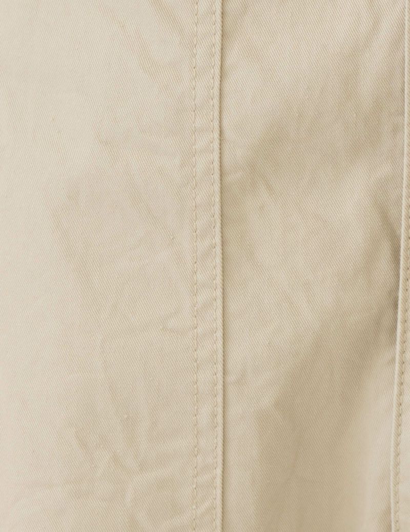 SAGE DE CRET CO Chino Cloth Crinkle Baggy Baker Pants | Beige LEO BOUT…