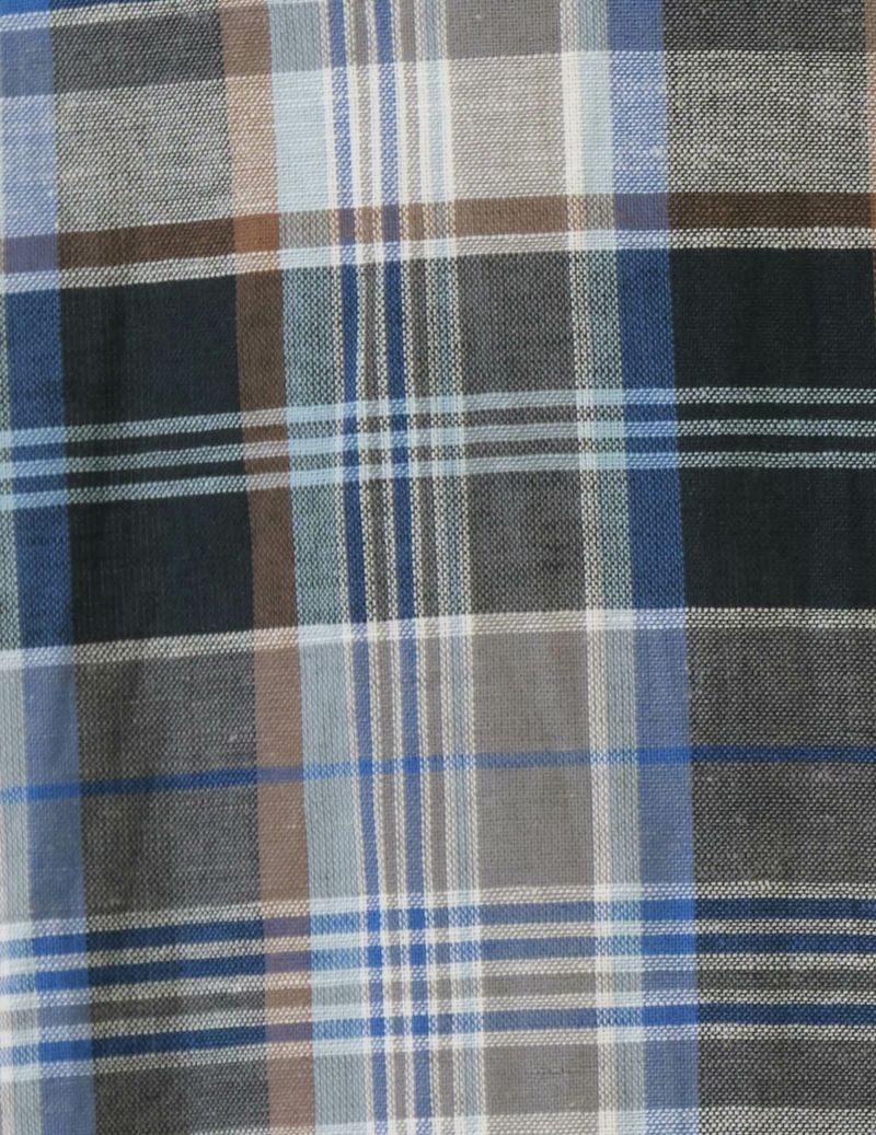 SAGE DE CRET CO/LI Madras Check Short Point Button Down Collar Shirt |…