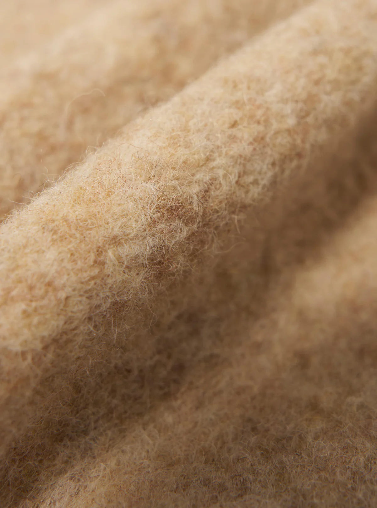 UNIVERSAL WORKS Wool Fleece Cardigan | Fawn LEO BOUTIQUE