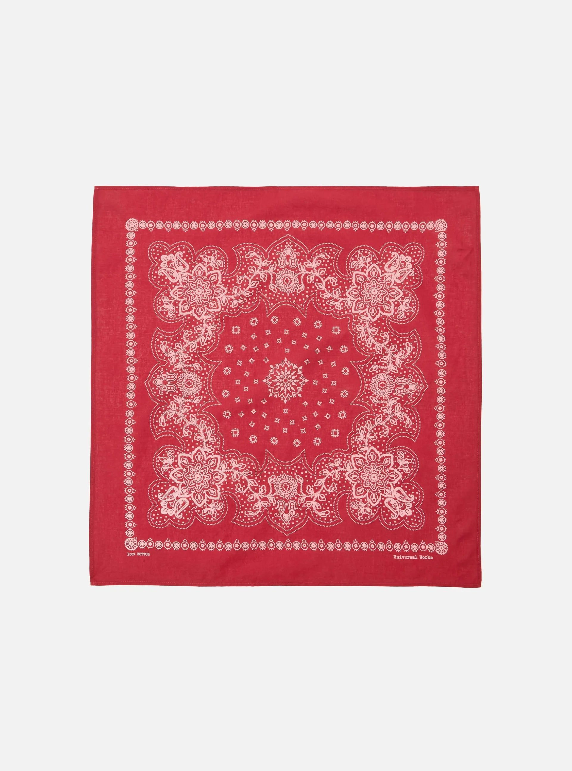 UNIVERSAL WORKS Classic Bandana Neckerchief | Red LEO BOUTIQUE