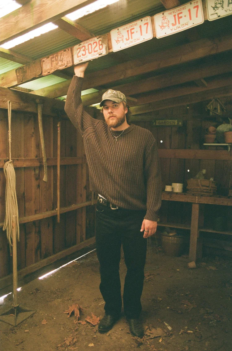 SATURDAY PROJECT Fisherman Knit | Chestnut LEO BOUTIQUE 