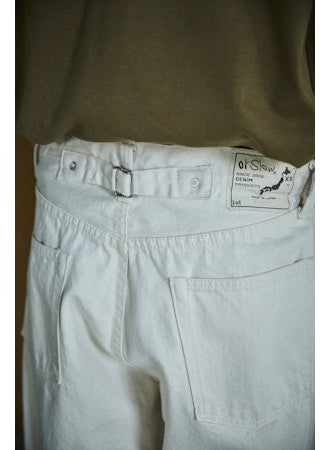 ORSLOW Grand Dad's Fit Kinari | Ecru LEO BOUTIQUE