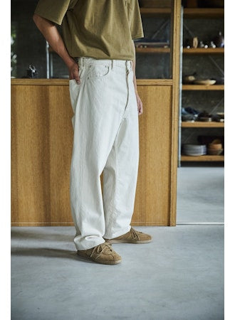 ORSLOW Grand Dad's Fit Kinari | Ecru LEO BOUTIQUE