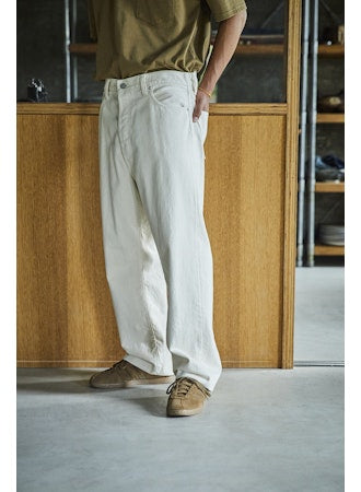 ORSLOW Grand Dad's Fit Kinari | Ecru LEO BOUTIQUE