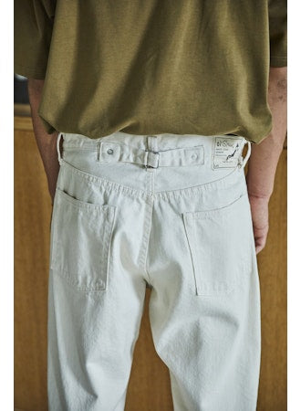 ORSLOW Grand Dad's Fit Kinari | Ecru LEO BOUTIQUE