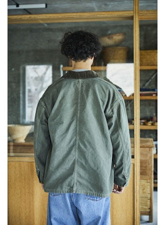 ORSLOW Relaxed Fit Oxford Coverall | Army Green LEO BOUTIQUE