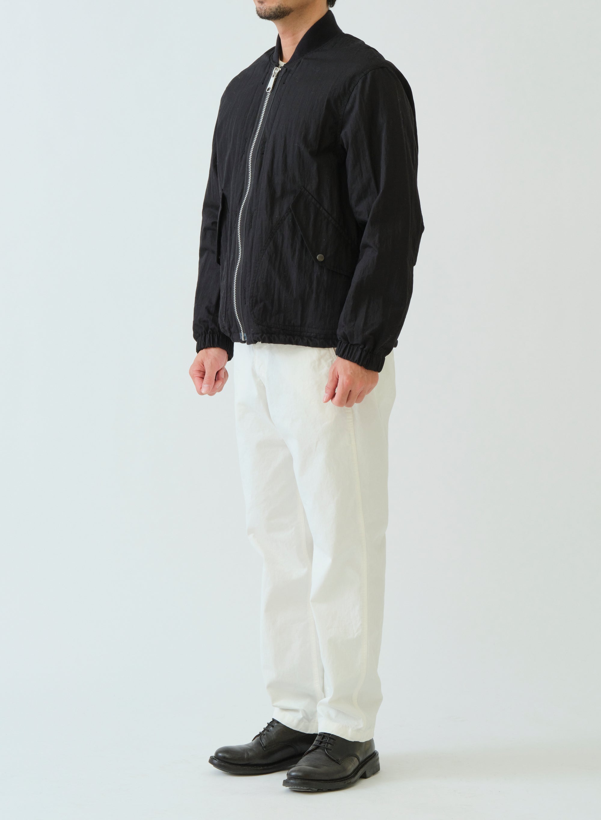 SAGE DE CRET Reversible MA-1 type Jacket | Black LEO BOUTIQUE