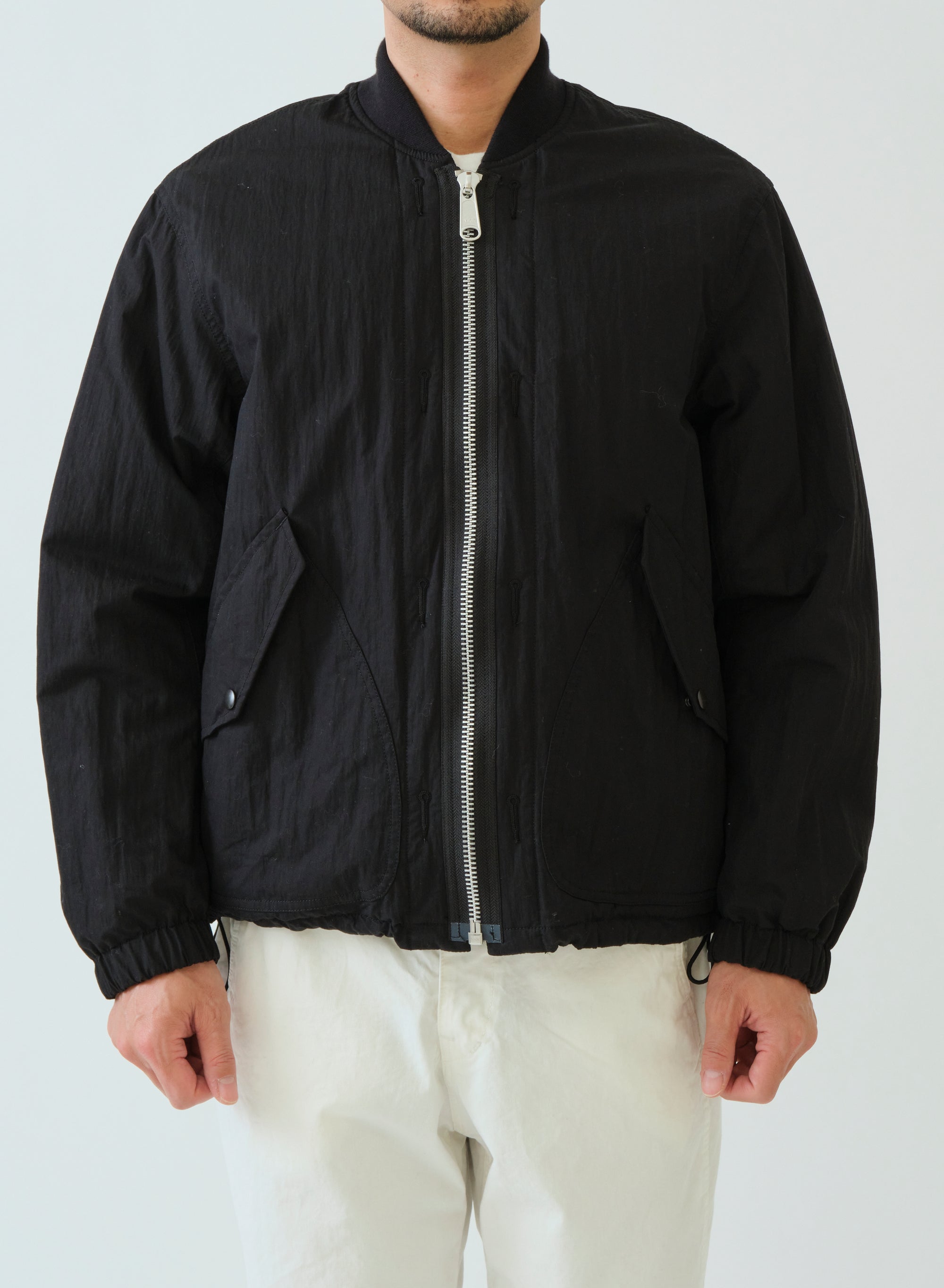 SAGE DE CRET Reversible MA-1 type Jacket | Black LEO BOUTIQUE