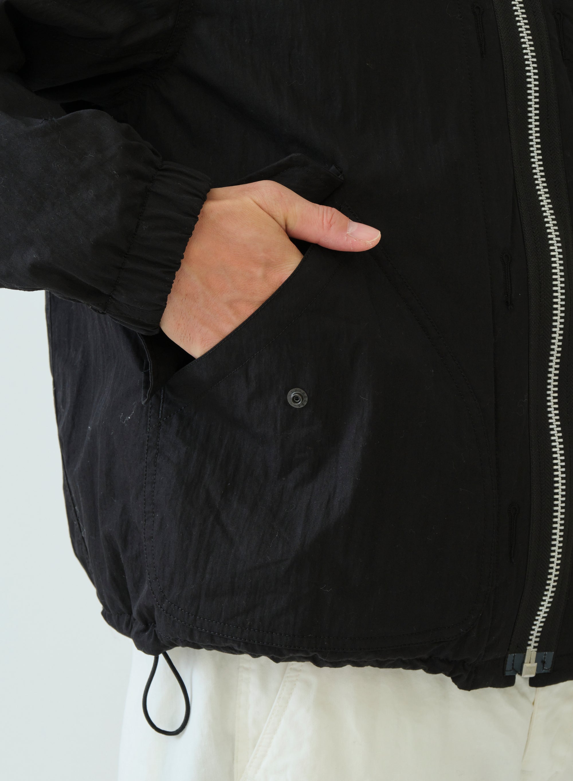 SAGE DE CRET Reversible MA-1 type Jacket | Black LEO BOUTIQUE