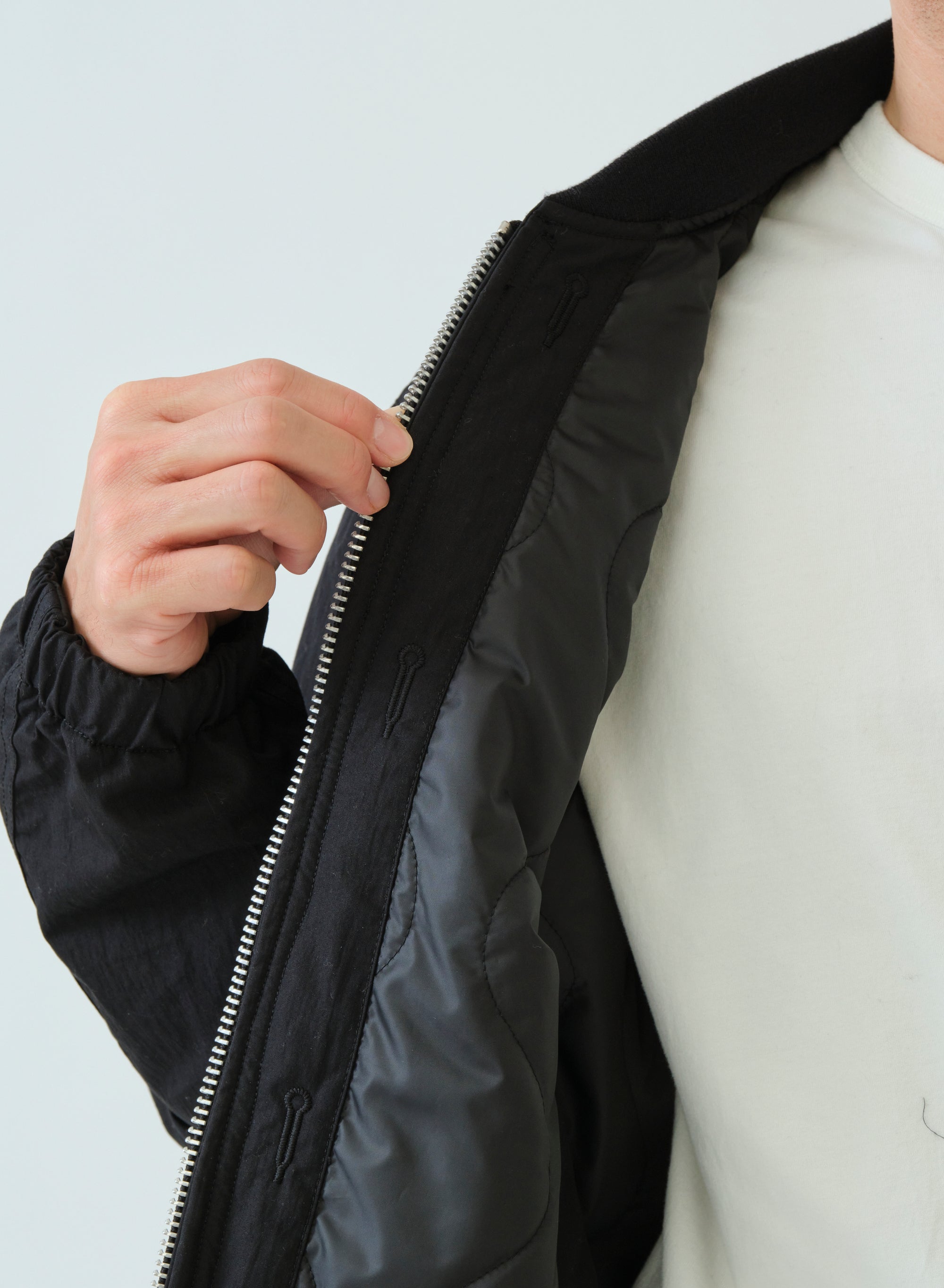 SAGE DE CRET Reversible MA-1 type Jacket | Black LEO BOUTIQUE