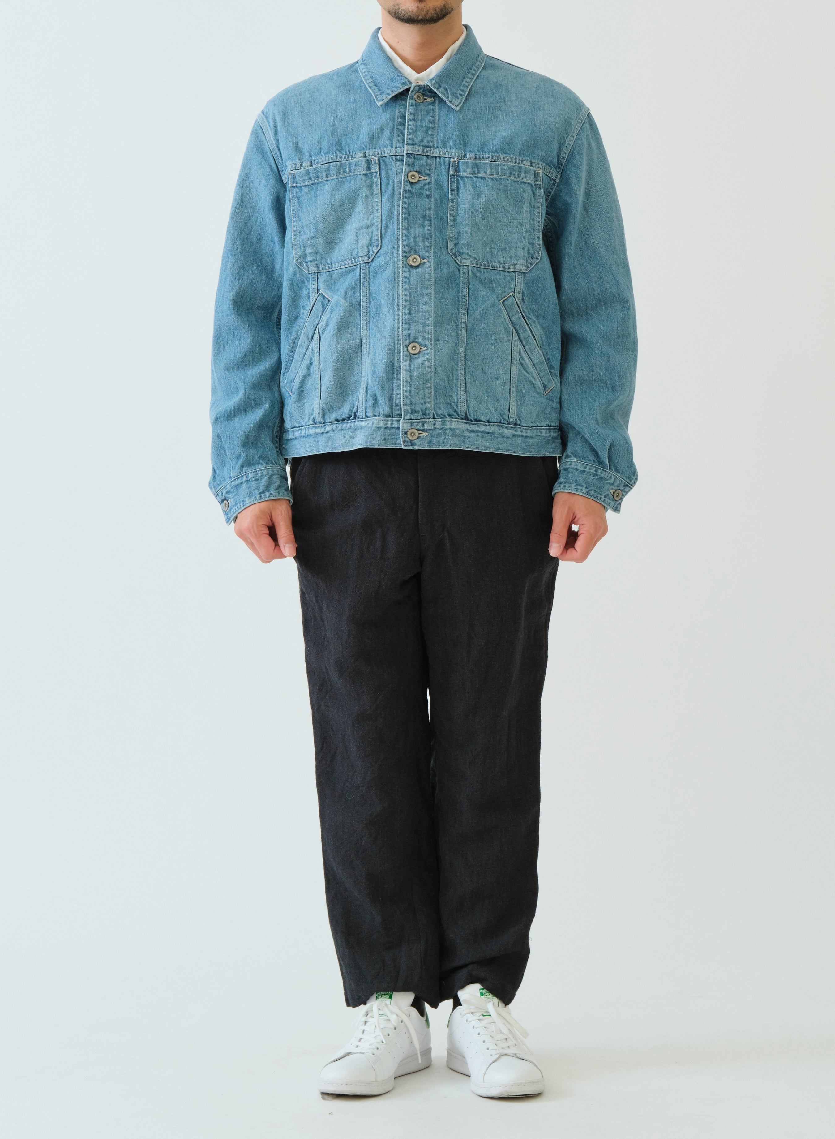 11oz CO/LI Denim Short Jacket | Blue