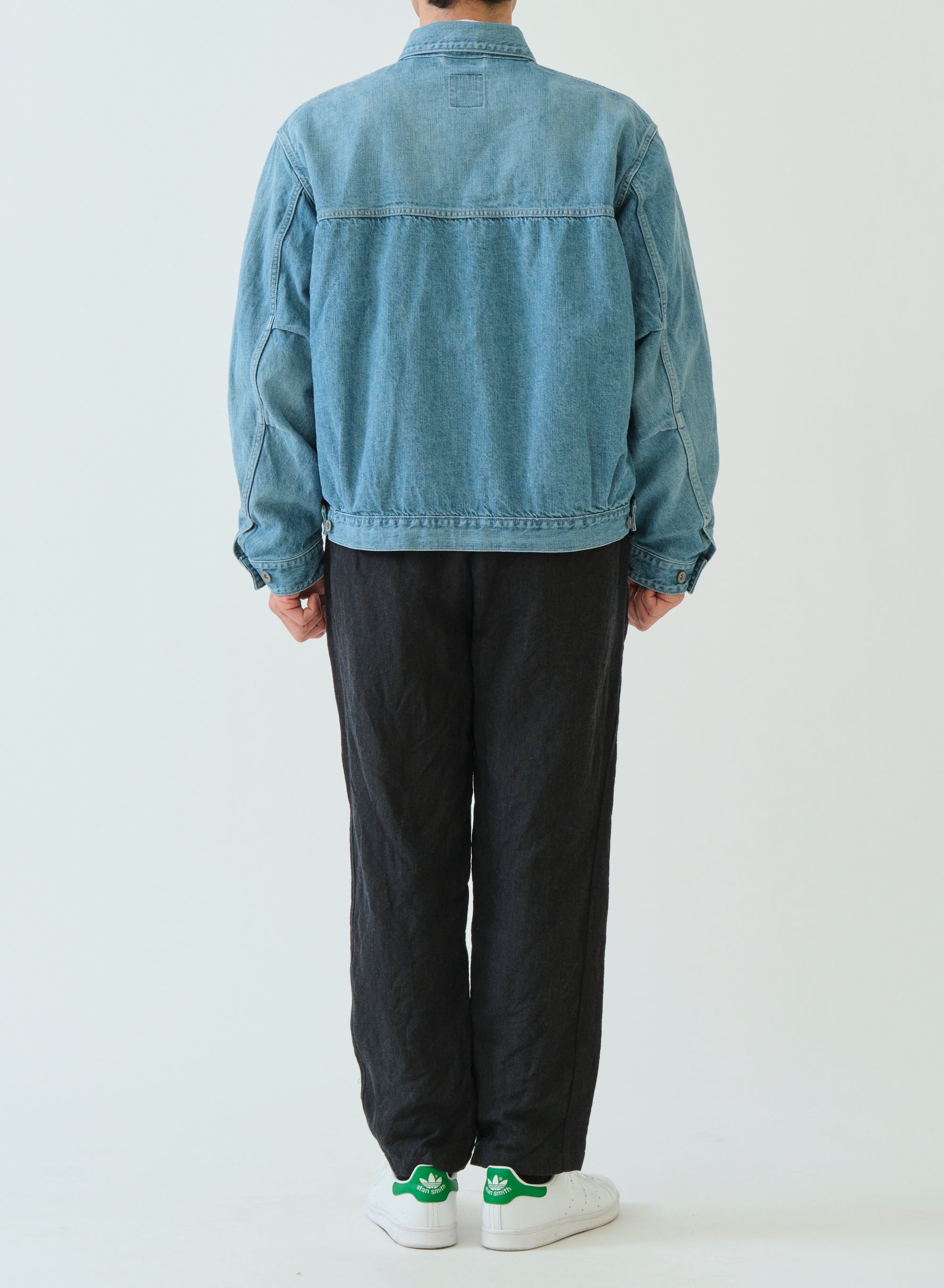 SAGE DE CRET 11oz CO/LI Denim Short Jacket | Blue LEO BOUTIQUE