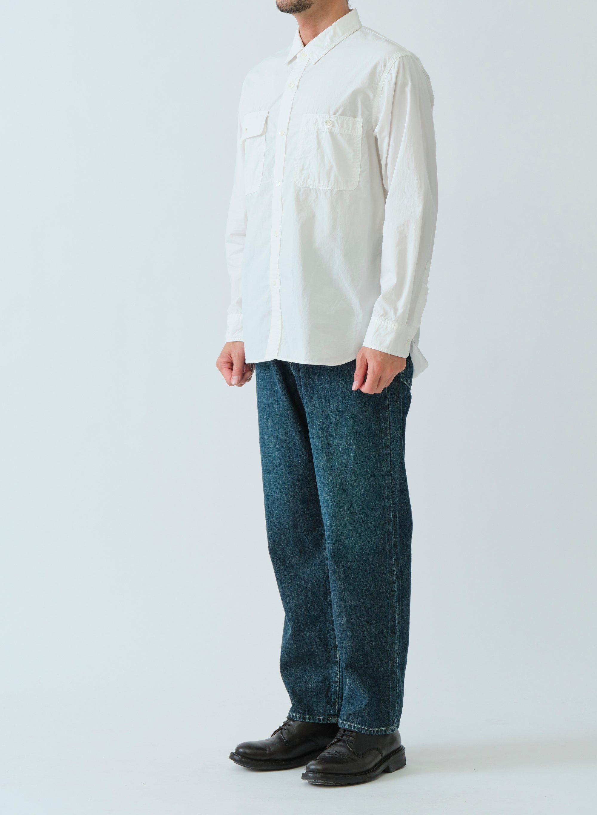 SAGE DE CRET Organic CO Work Shirt | Off White LEO BOUTIQUE