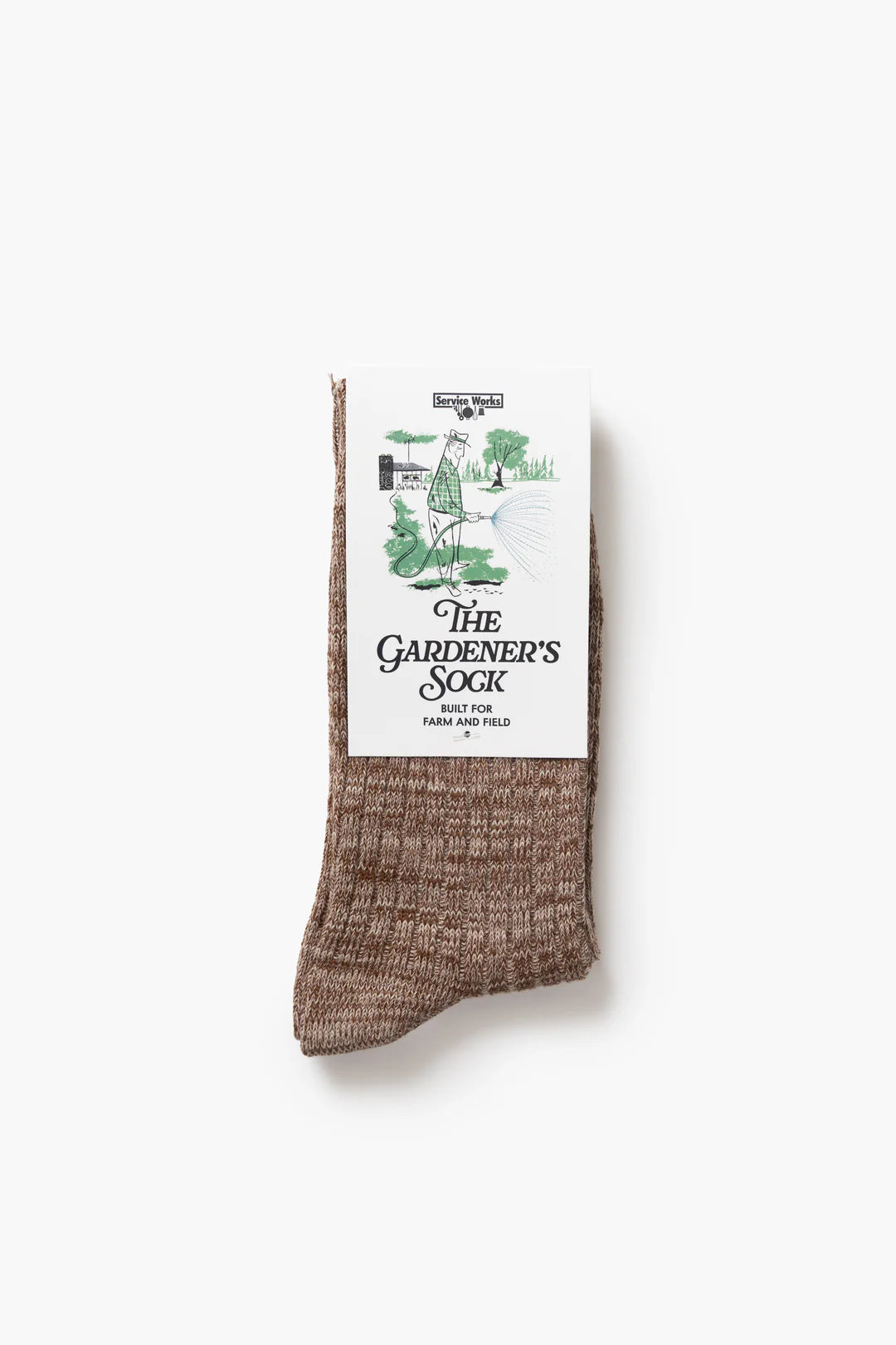 SERVICE WORKS The Gardeners Sock | Brown LEO BOUTIQUE