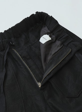 SAGE DE CRET WO/LI Serge Wide Baker Pants | Black LEO BOUTIQUE