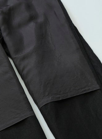 SAGE DE CRET WO/LI Serge Wide Baker Pants | Black LEO BOUTIQUE