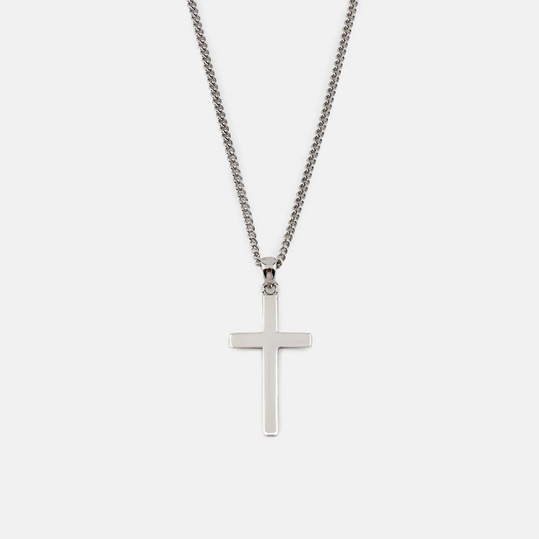 SERGE DENIMES Cross Necklace | Silver LEO BOUTIQUE