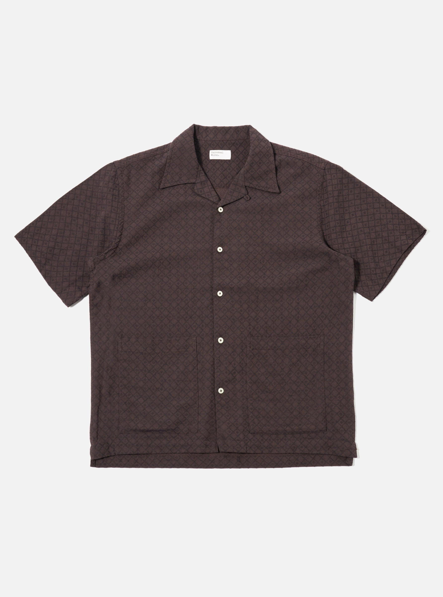 UNIVERSAL WORKS Deck Shirt | Brown LEO BOUTIQUE 