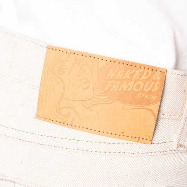 NAKED & FAMOUS True Guy | All Natural Ecru Foxfibre® LEO BOUTIQUE