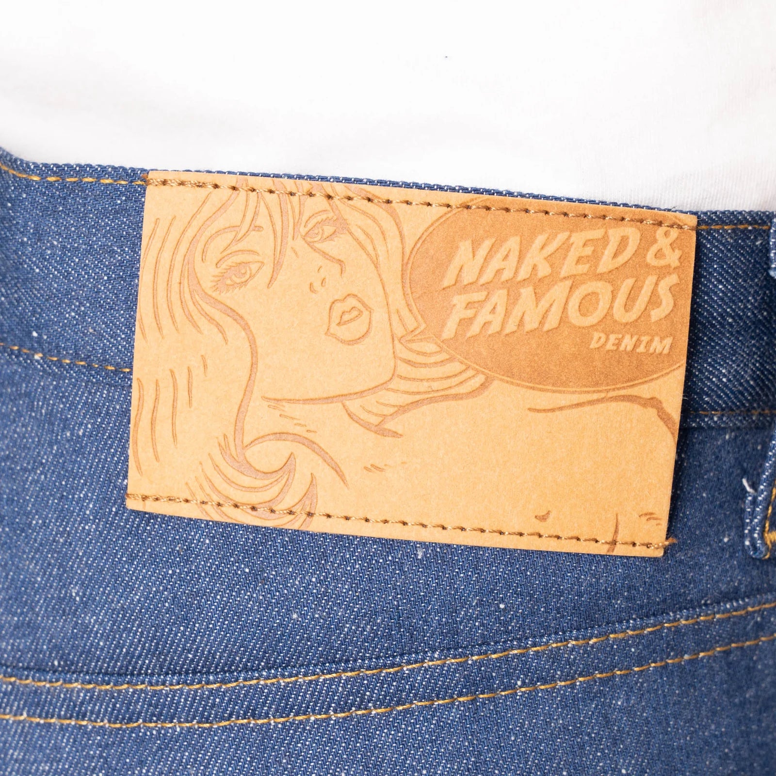 NAKED AND FAMOUS Strong guy | Workforce Selvedge/Indigo LEO BOUTIQUE