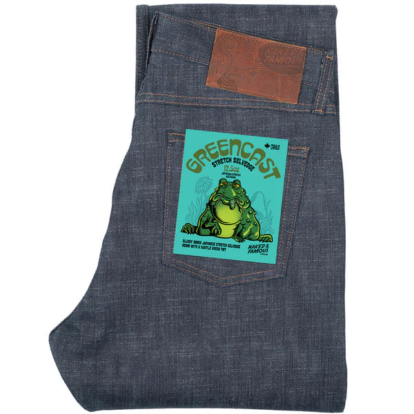 True Guy | Green Cast Stretch selvedge