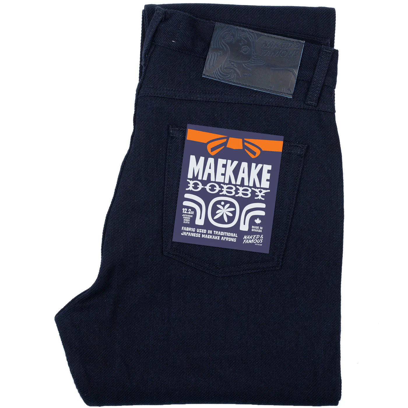 NAKED AND FAMOUS True Guy | Maekake Dobby - Indigo LEO BOUTIQUE 
