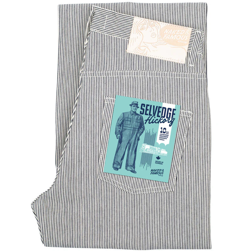NAKED AND FAMOUS Strong Guy | Selvedge Hickory LEO BOUTIQUE 