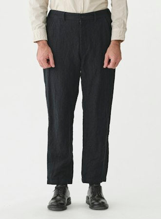 SAGE DE CRET WO/LI Herringbone Tumbler Tapered Pants | Charcoal LEO BOUTIQUE