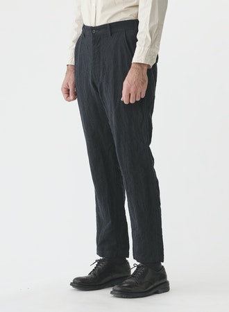 SAGE DE CRET WO/LI Herringbone Tumbler Tapered Pants | Charcoal LEO BOUTIQUE