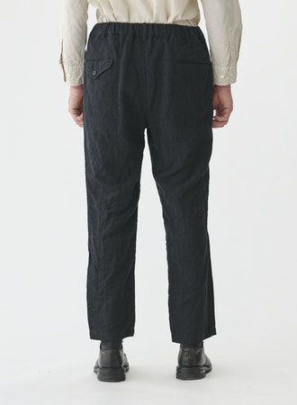 SAGE DE CRET WO/LI Herringbone Tumbler Tapered Pants | Charcoal LEO BOUTIQUE