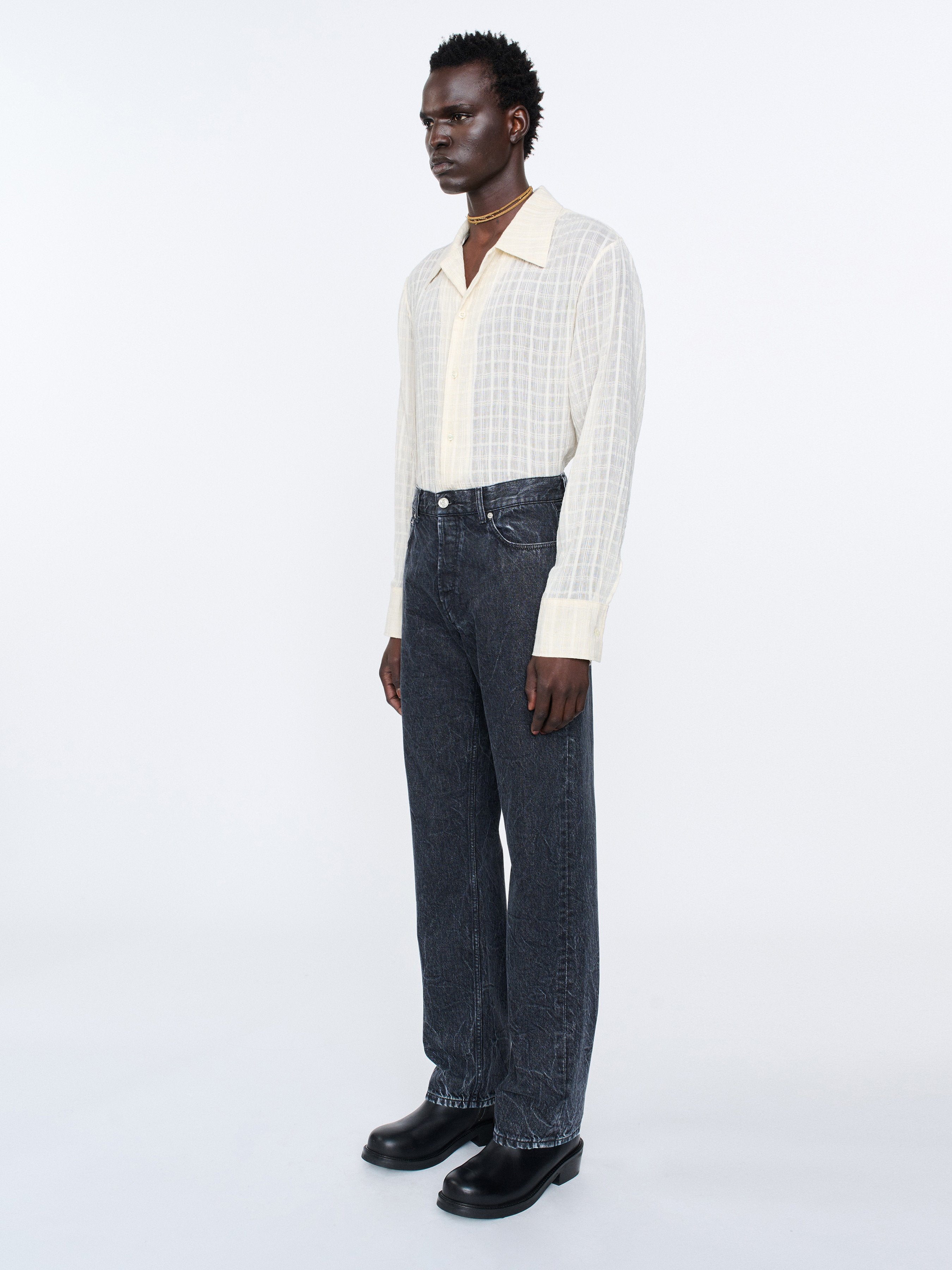 Séfr Classic Cut Jeans | Black Marble LEO BOUTIQUE