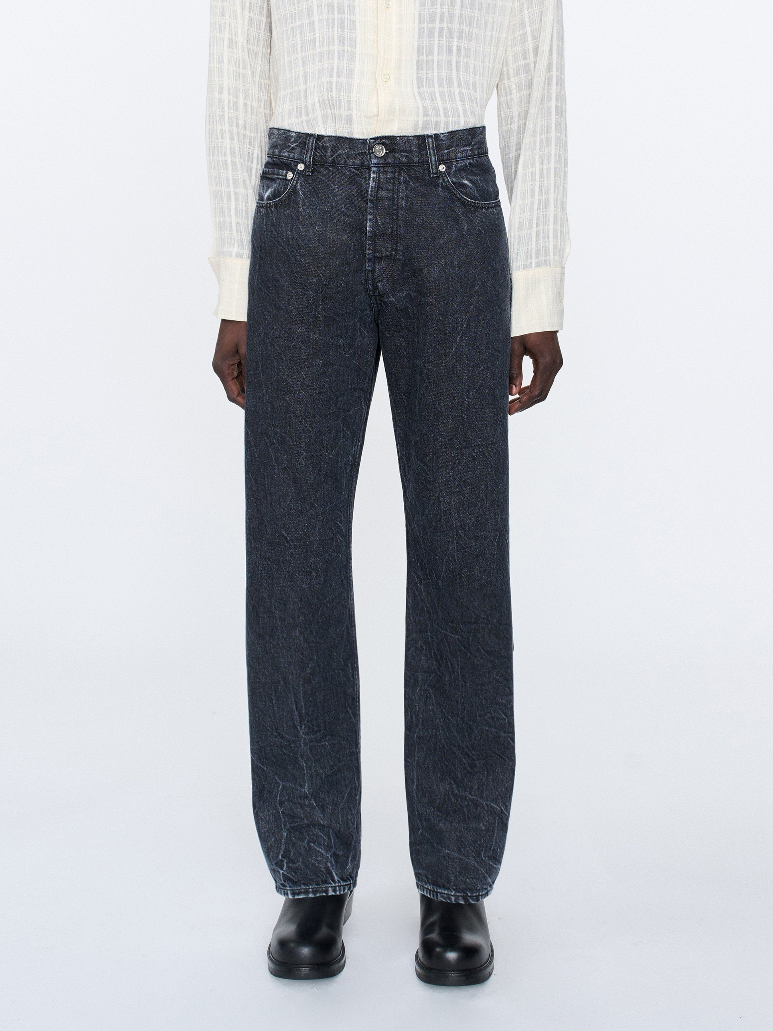 Séfr Classic Cut Jeans | Black Marble LEO BOUTIQUE