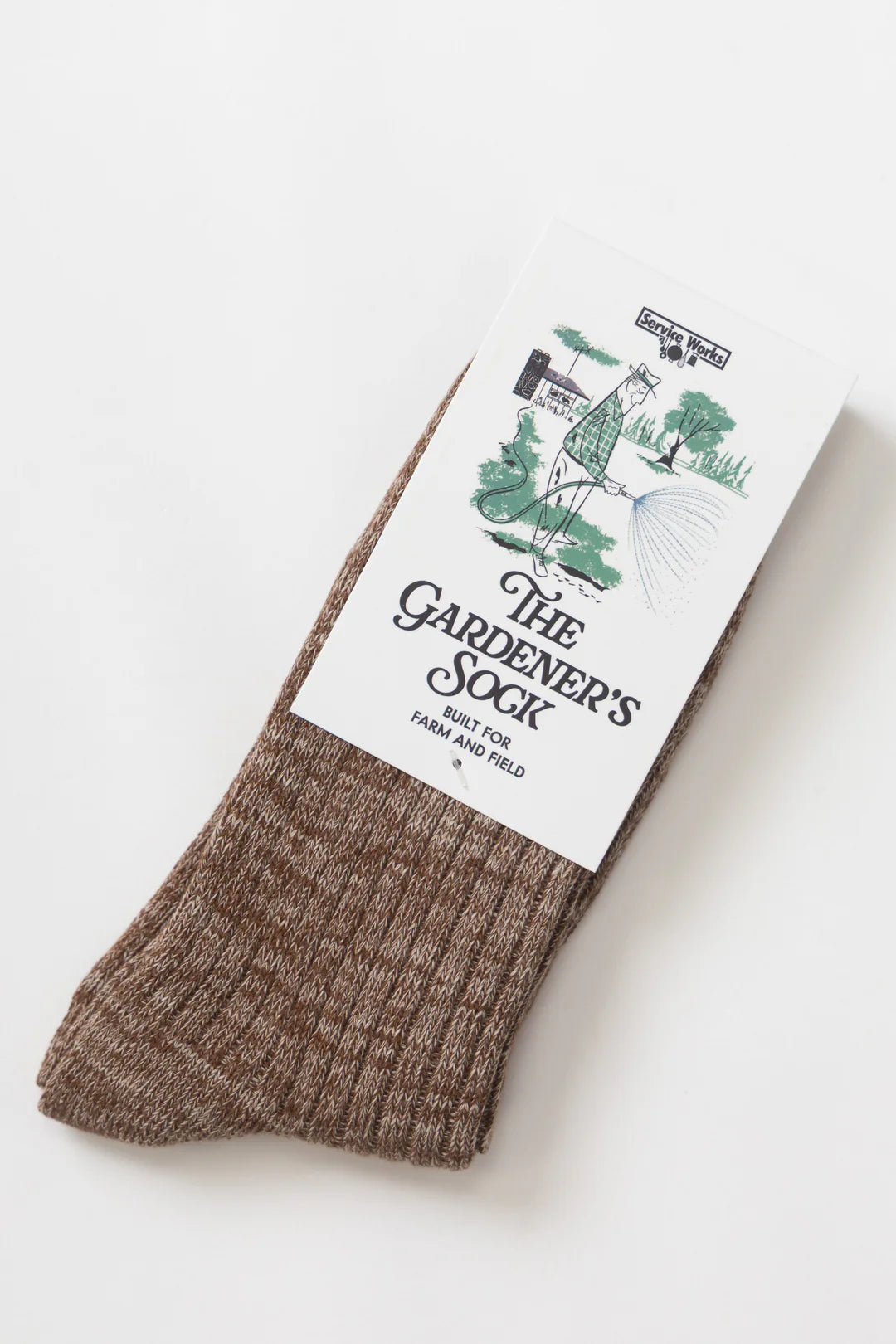 SERVICE WORKS The Gardeners Sock | Brown LEO BOUTIQUE