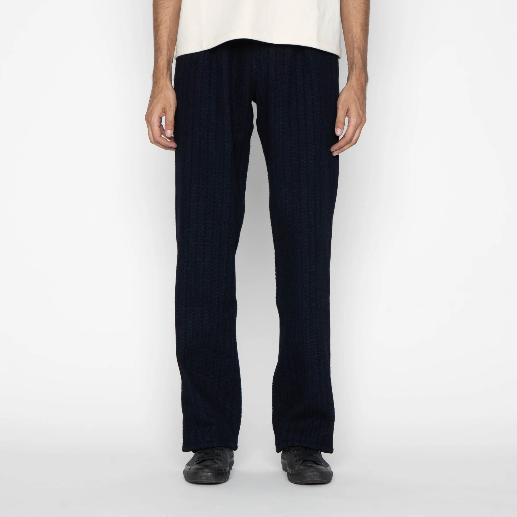 NAKED AND FAMOUS Pleated Trouser | Indigo Sugaiya LEO BOUTIQUE