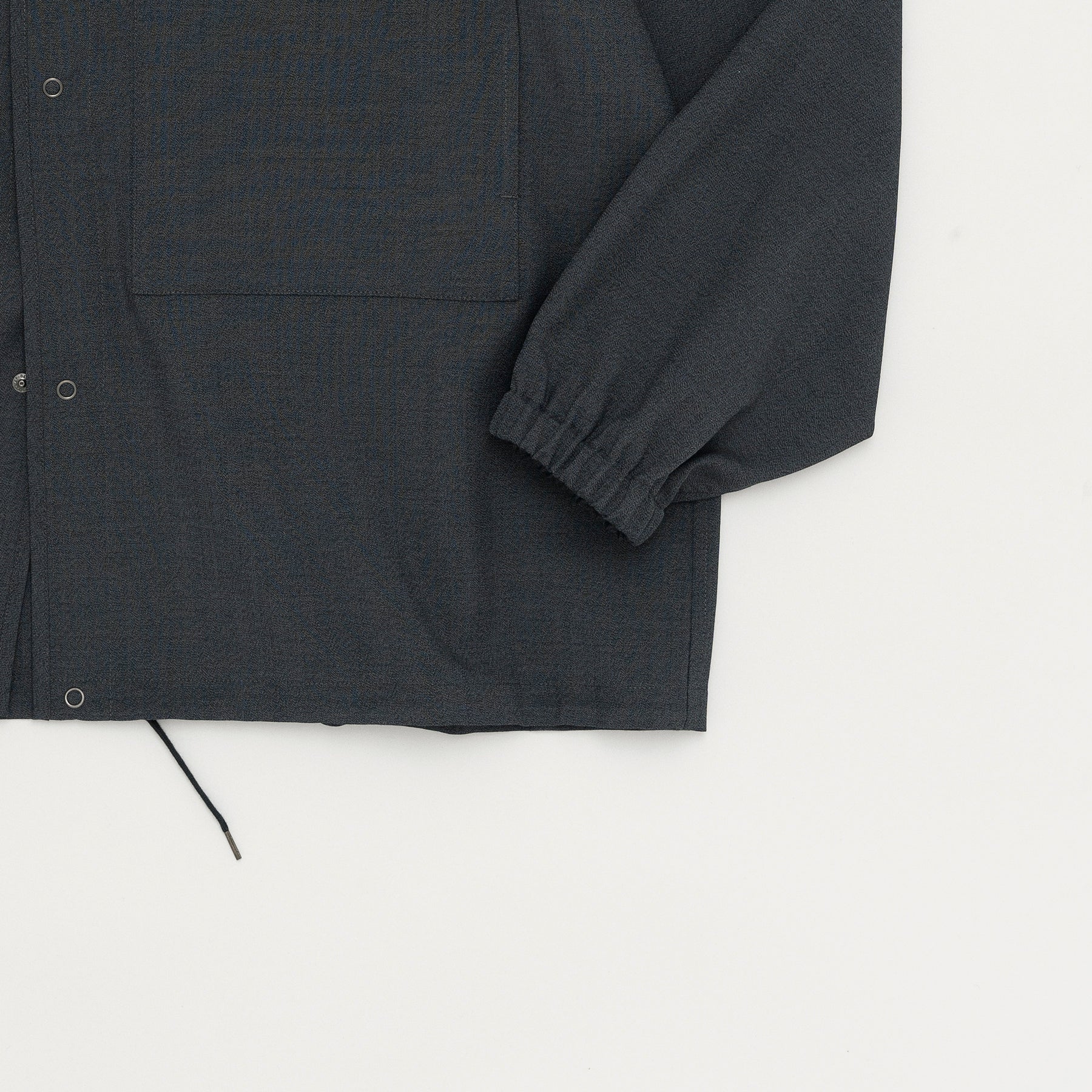 STILL BY HAND Double Pocket Shirt Jacket | Charcoal LEO BOUTIQUE