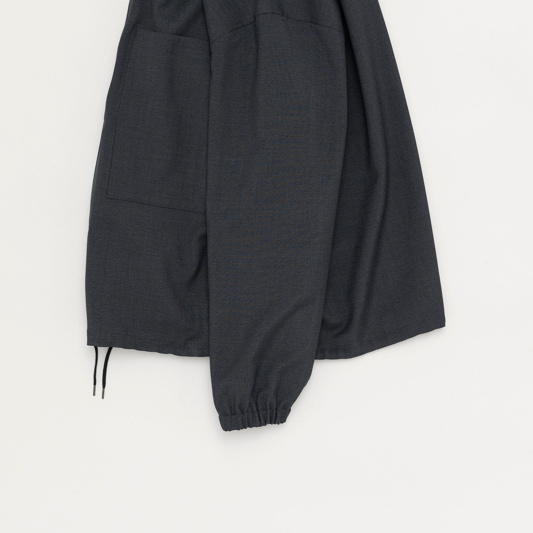 STILL BY HAND Double Pocket Shirt Jacket | Charcoal LEO BOUTIQUE