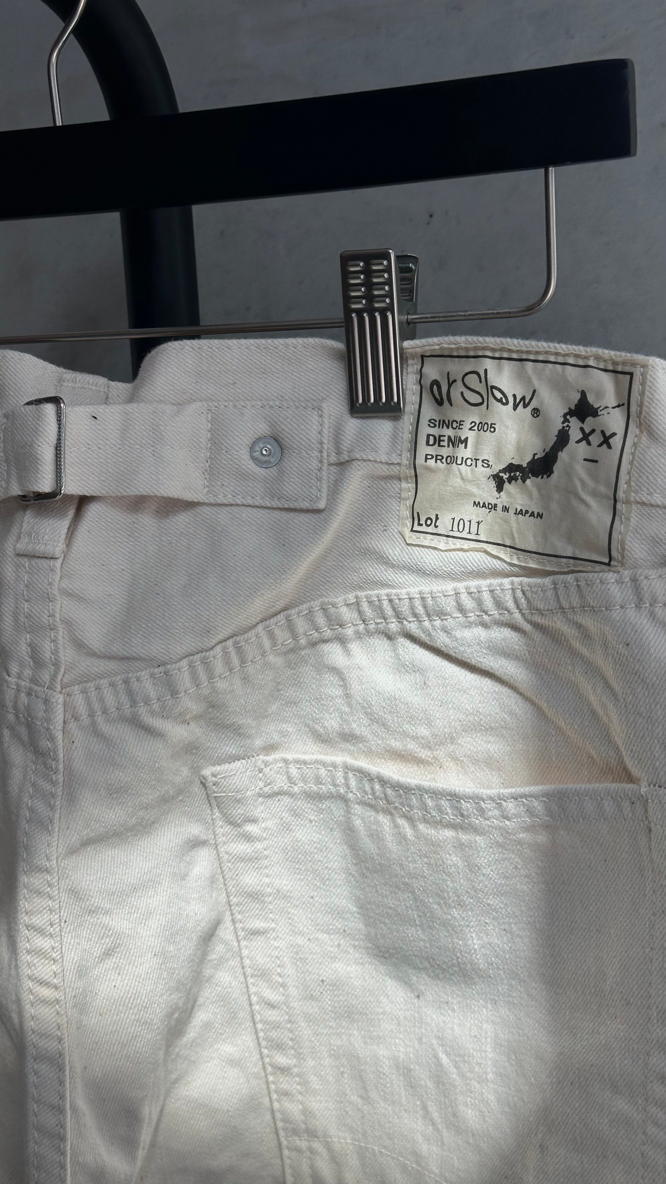 ORSLOW Grand Dad's Fit Kinari | Ecru LEO BOUTIQUE