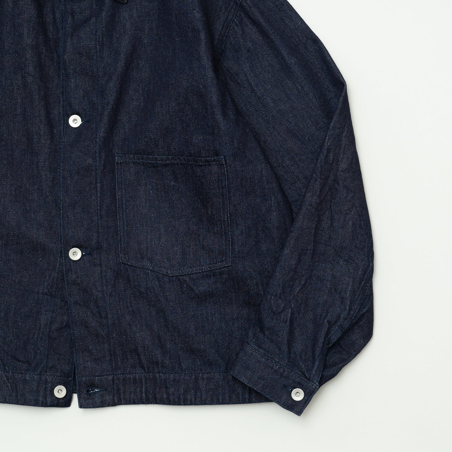 STILL BY HAND 12oz Denim Jacket Navy LEO BOUTIQUE