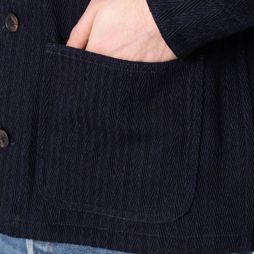 NAKED AND FAMOUS Chore Coat | Indigo Sugaiya LEO BOUTIQUE