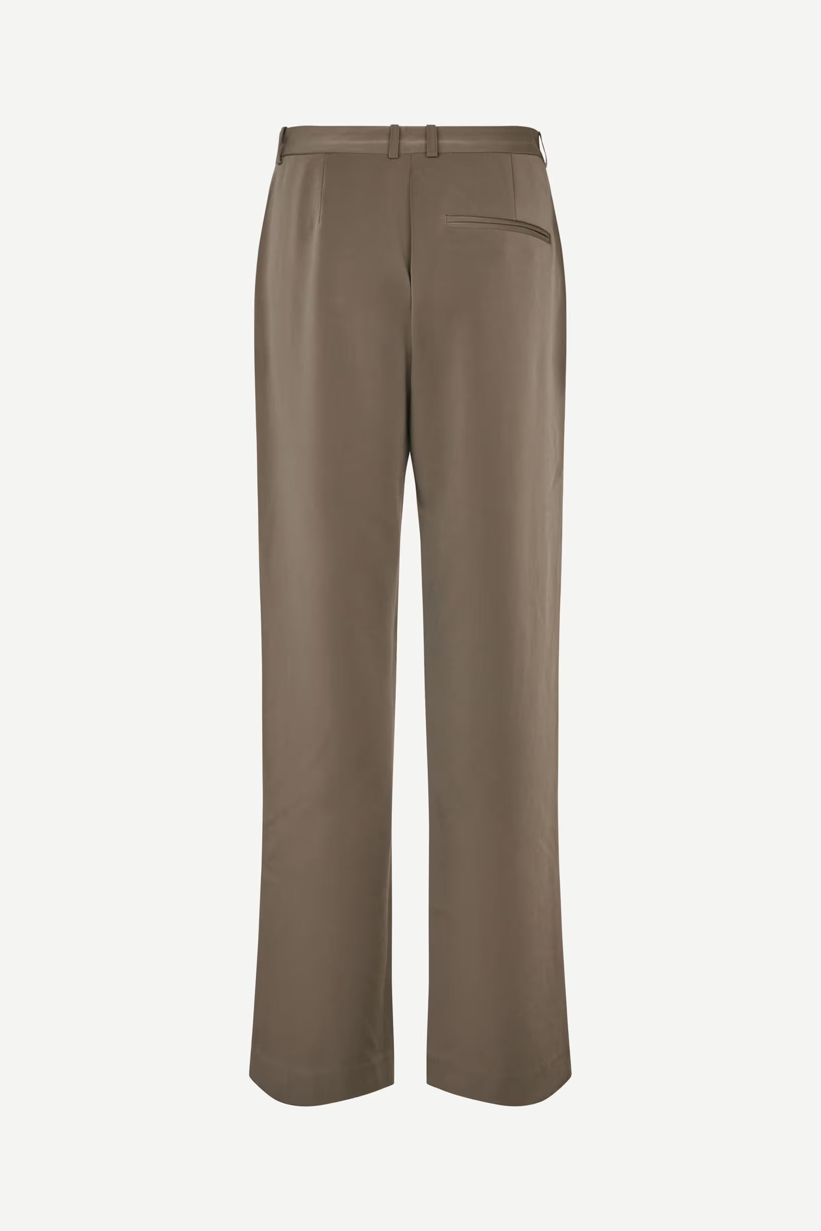 LEO BOUTIQUE Sahoys Straight WB Trousers | Major Brown SAMSOE SAMSOE 