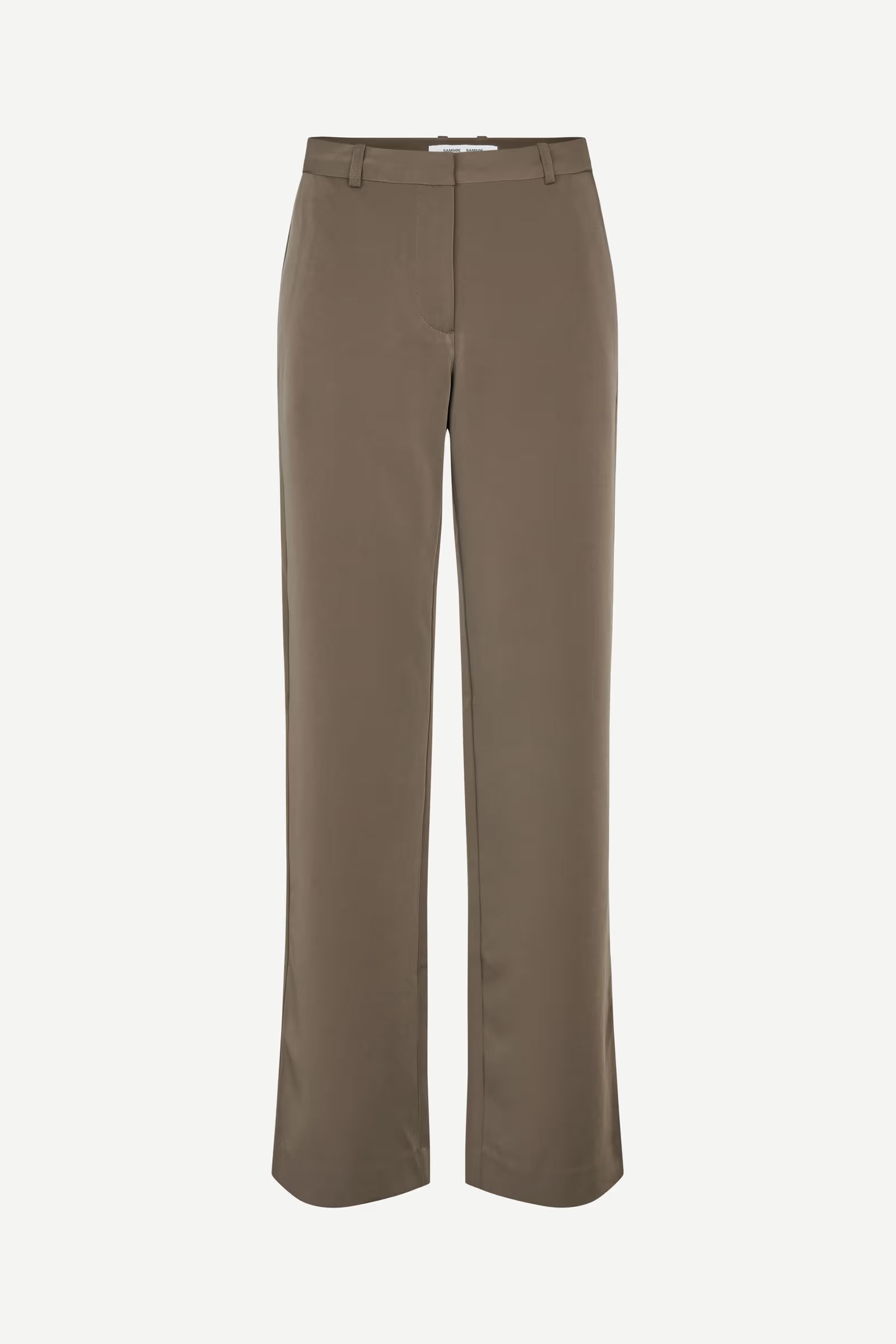 LEO BOUTIQUE Sahoys Straight WB Trousers | Major Brown SAMSOE SAMSOE