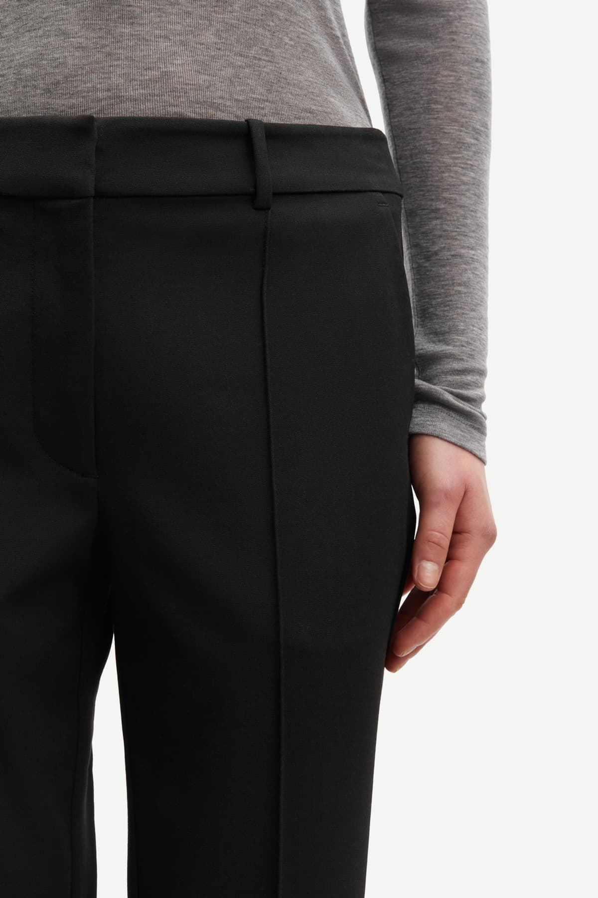 SAMSOE SASMOE Saloxa Trouser | Black LEO BOUTIQUE